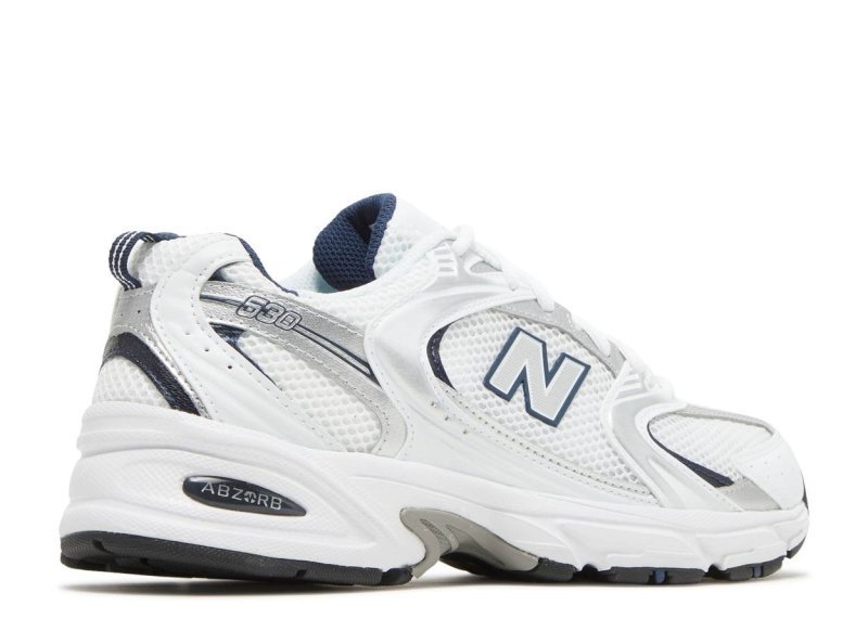 New Balance 530 White Grey Navy